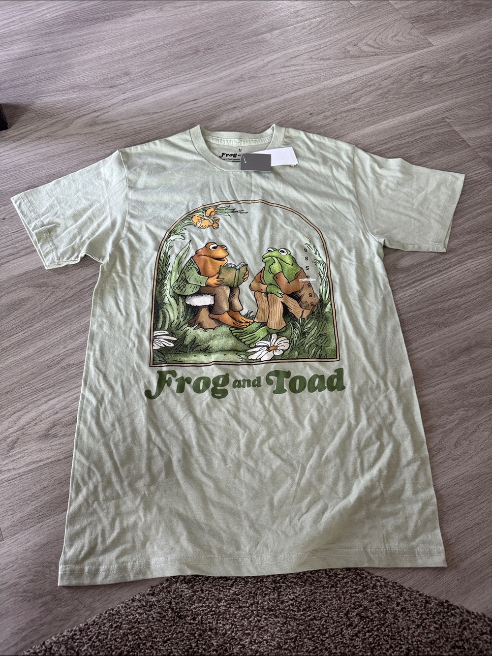Frog and Toad Graphic Tee - Light Green